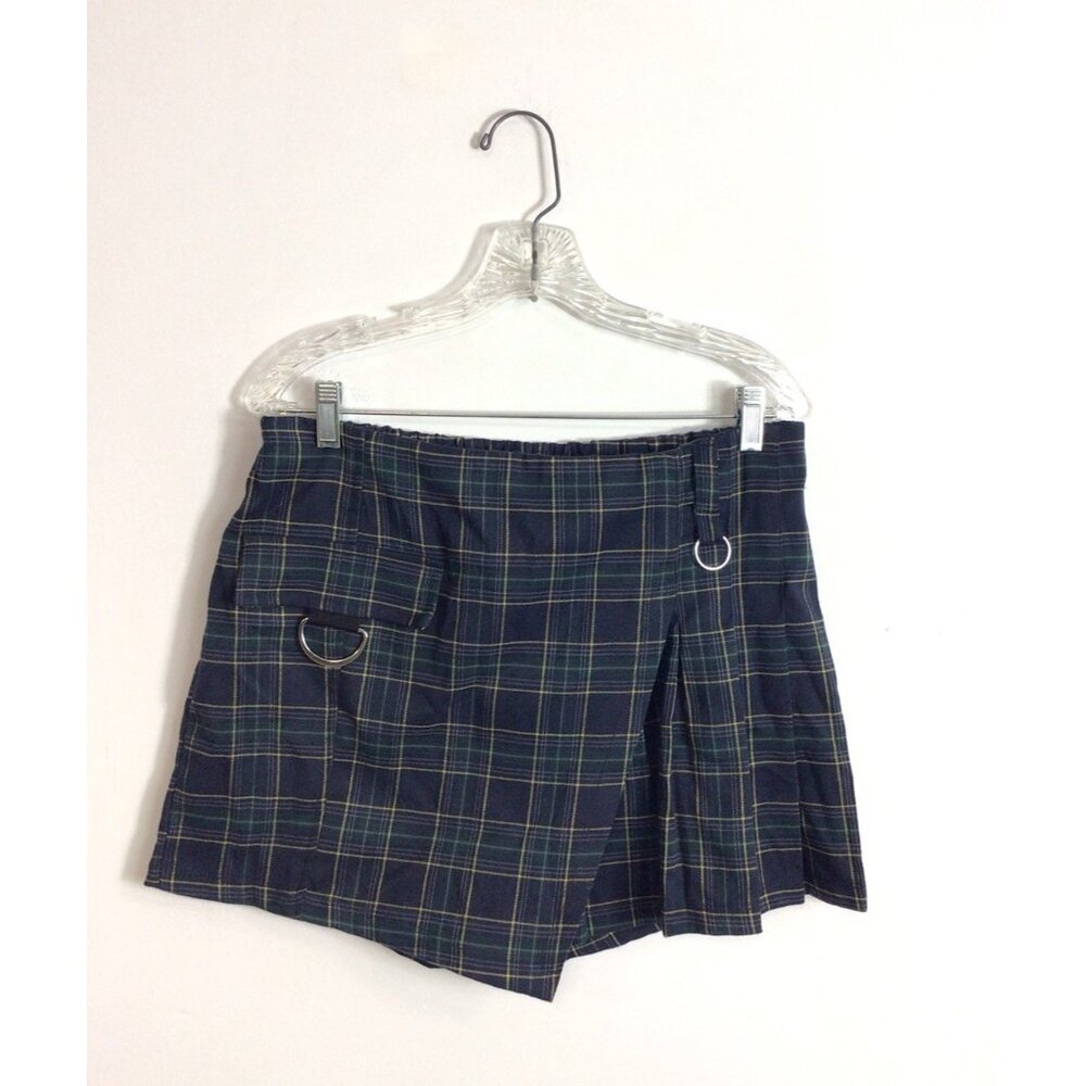 Cali 1850 Plaid Schoolgirl Mini Skirt Womens XL New - Picture 3 of 8